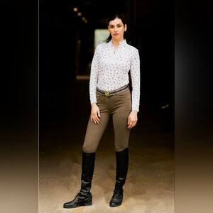KL Select Gabrielle 32R KP Truffle/Copper Riding Breeches